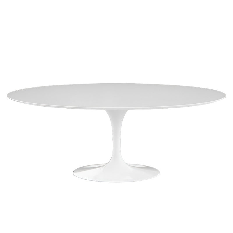 Oval Shiny MDF 30" H x 78"W x 48" D