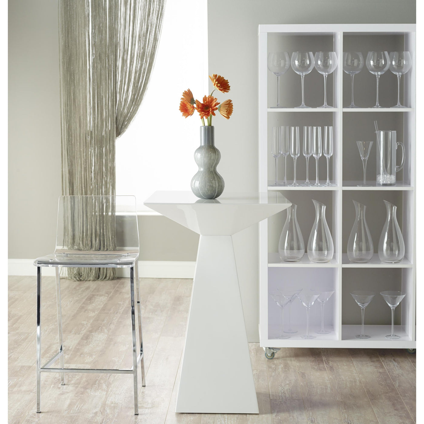 Sasha Stool Chrome