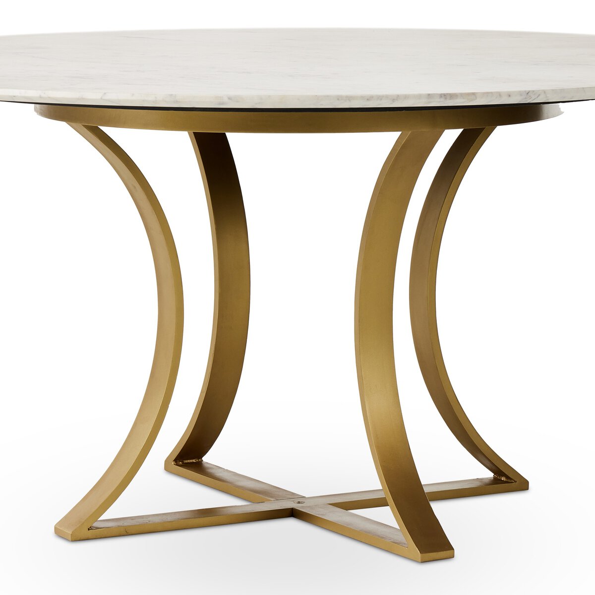 Arc Dining Table Faux Marble