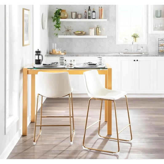 Landon Gold Stool (26") (LOCAL PICKUP ONLY)