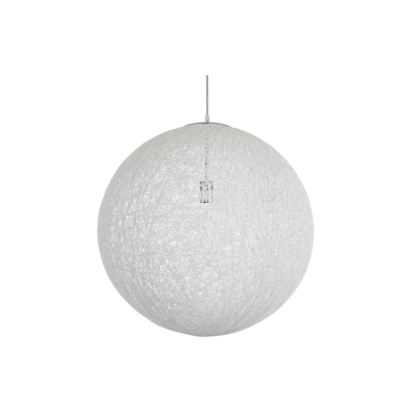 Rope Pendant Lamp (24" Dia) (White)