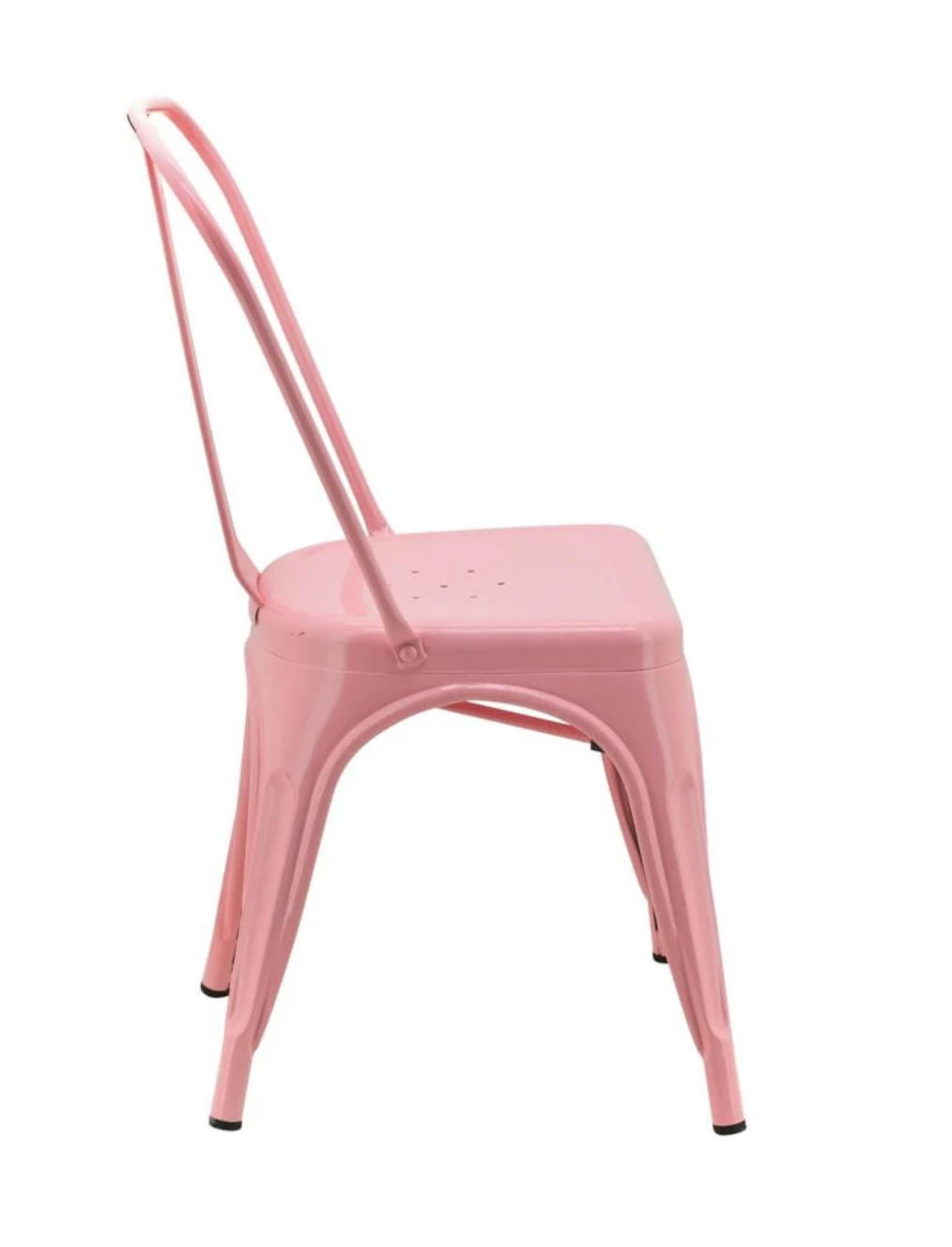 Tolix Armless Chair Pink (Warehouse Sale)