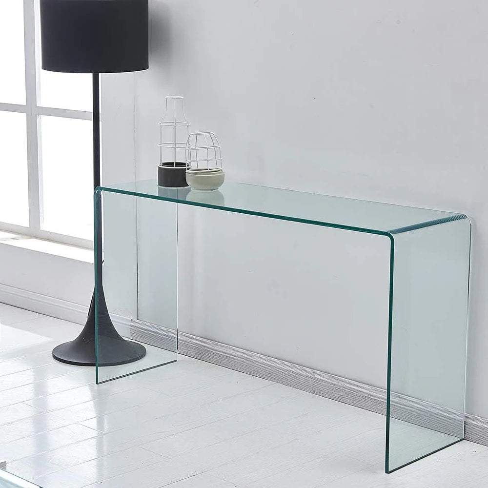 Waterfall Glass Medium Console (LOCAL PICKUP ONLY)
