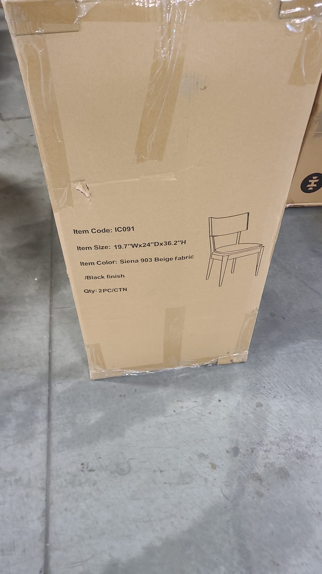 Tina Cane Dining Chair (LOCAL PICKUP ONLY)