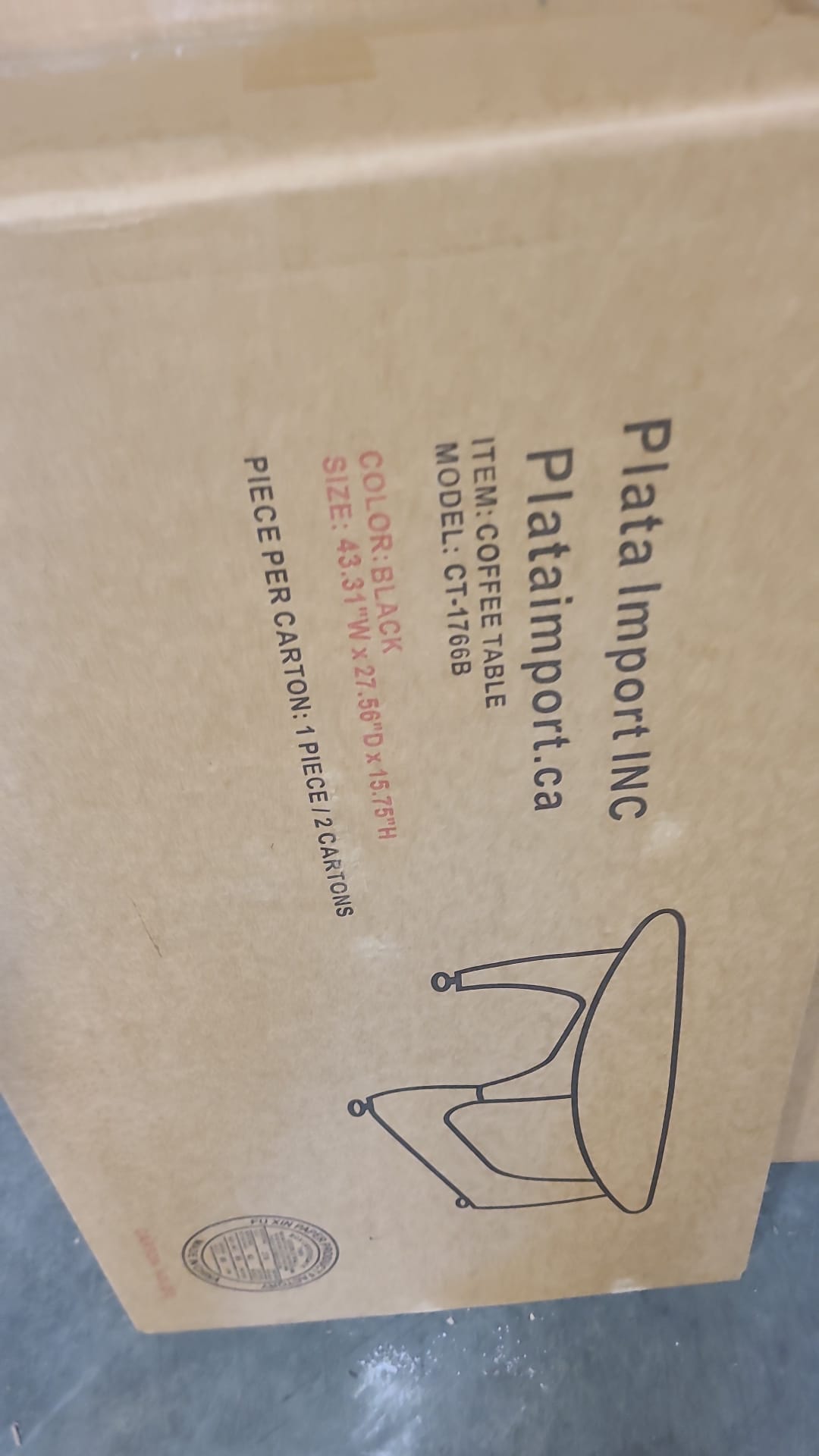 Noguchi Coffee Walnut (LOCAL PICKUP ONLY)