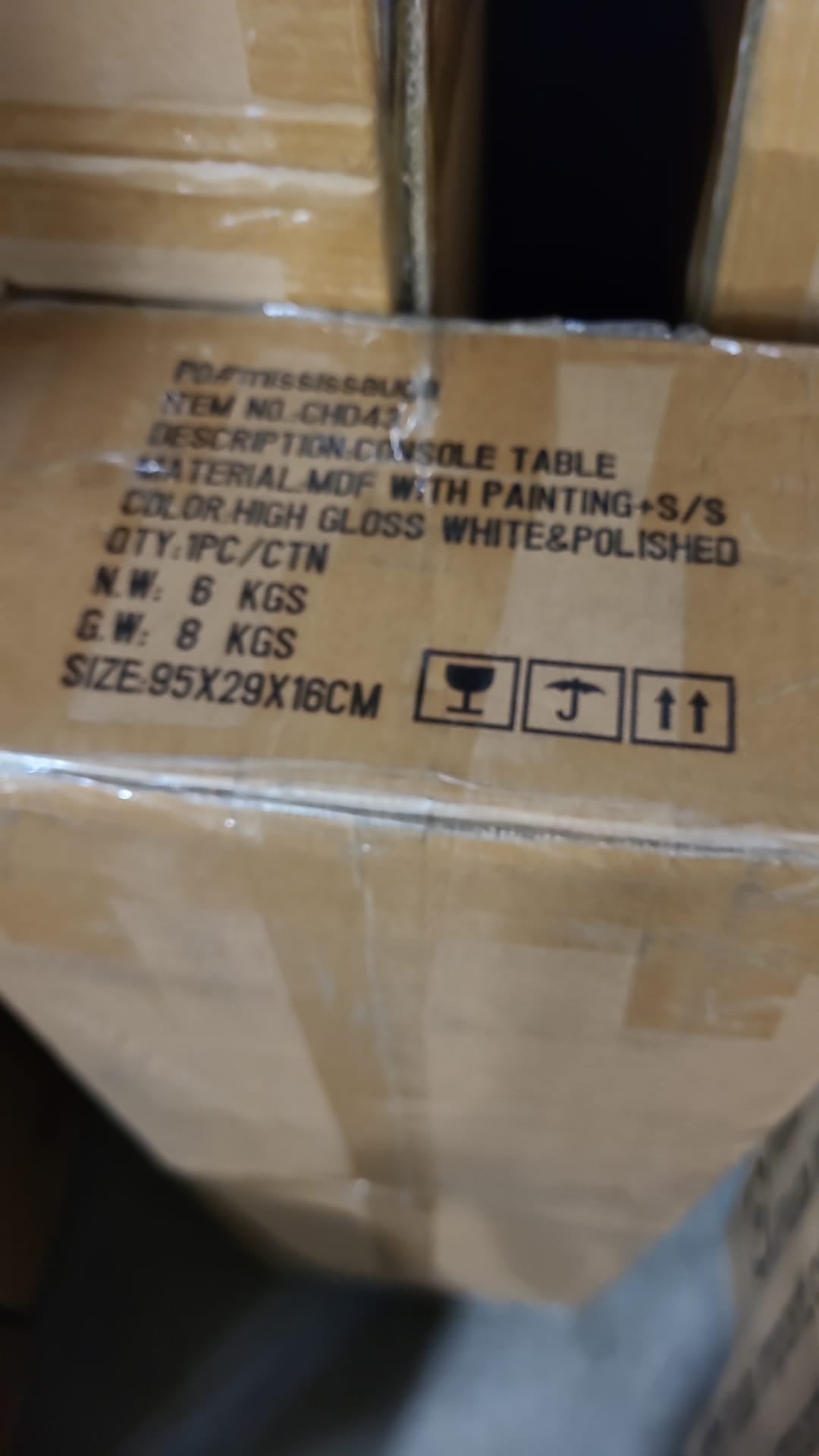 Orinoco Console Table (LOCAL PICKUP ONLY)