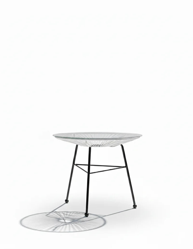Acapulco Side Table w/ Glass