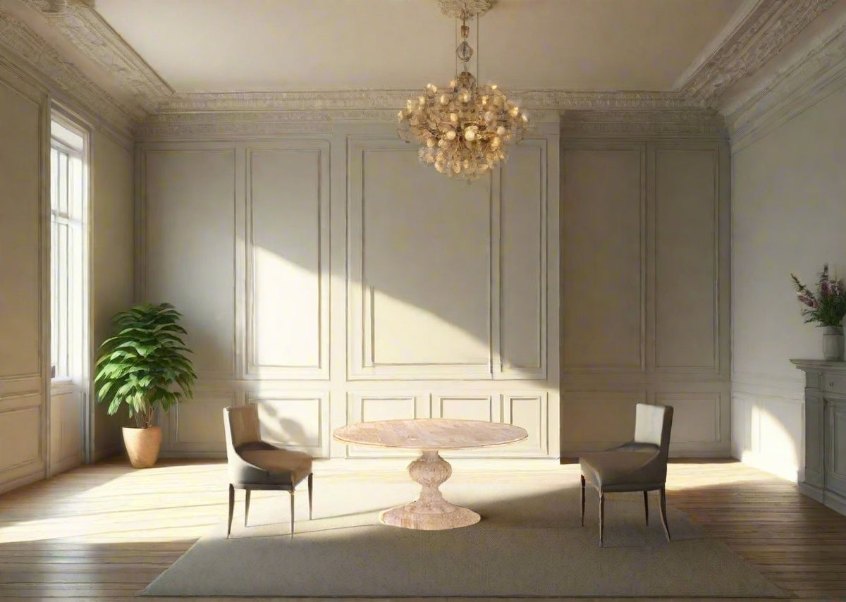 Elena Solid Wood Dining Table