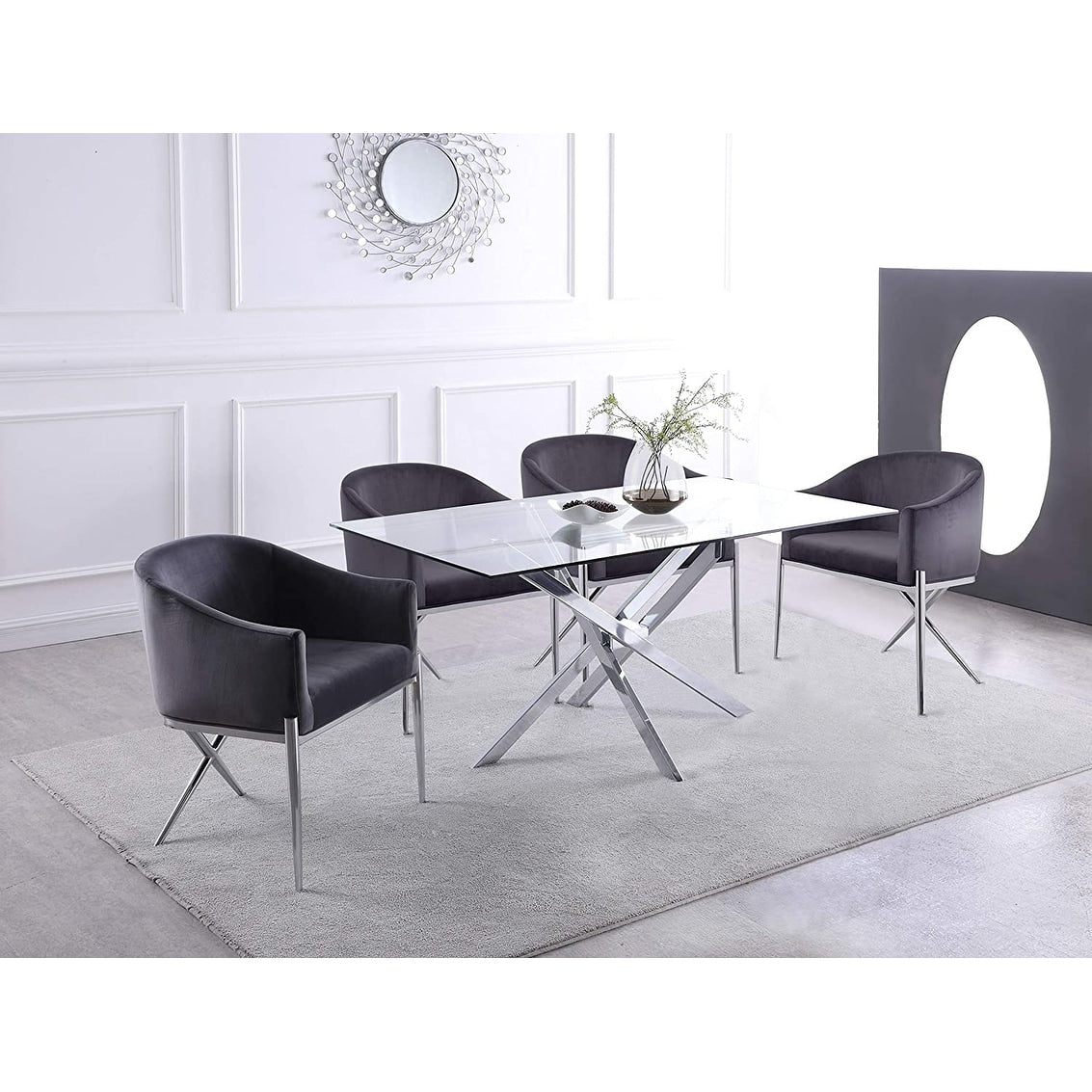 Glass Star Table (Rectangle)