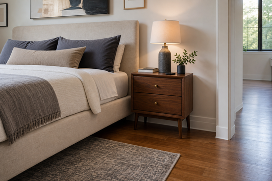 How Do You Choose the Right Size Nightstand for Your Bed?