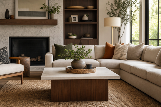 How do you follow a coffee table sizing guide step by step?