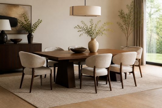 Dining room furniture that fits your space: sizing, materials, and layout tips