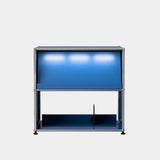 Modular Steel Vinyl Display Cabinet (2x1)