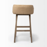 Monmouth Fabric/Jute Seat Counter Stool
