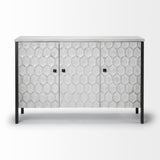 Savannah Gray Accent Cabinet - 3 Door