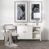 Savannah Gray Accent Cabinet - 3 Door