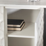 Savannah Gray Accent Cabinet - 2 Door