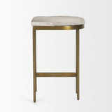 Millie Cow Hide Seat Counter Stool