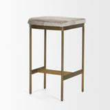 Millie Cow Hide Seat Counter Stool