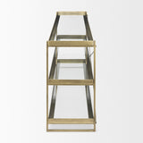 Trey Glass Console Table