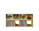 Modular Steel Vinyl Display Cabinet (2x1)