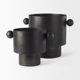 Juno Black Vase