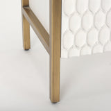 Savannah Gold Accent Cabinet - 2 Door