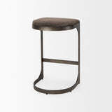 Tyson Suede Seat Counter Stool