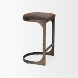 Tyson Suede Seat Counter Stool