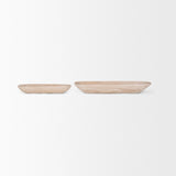 Athena Wooden Trays Set of 2