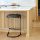 Tyson Suede Seat Counter Stool
