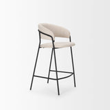 Carolyn Fabric Seat Counter Stool