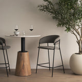 Carolyn Fabric Seat Counter Stool