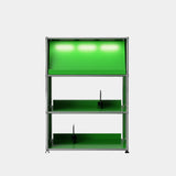 Modular Steel Vinyl Display Cabinet (3x1)