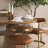 Hollyfield Leather Contract-Grade Dining Chair