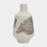 Velo White Hand-Painted Vase