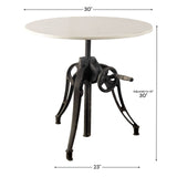 Emslie 30" Round Marble Dining Table
