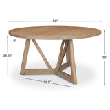 Legolas 60" Round Dining Table