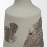 Velo White Hand-Painted Vase
