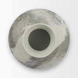 Velo White Hand-Painted Vase