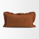 Kambal 14x26 Copper Rust Decorative Pillow