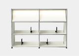 Modular Steel Vinyl Display Cabinet (3x1)