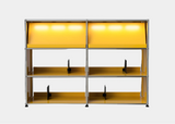 Modular Steel Vinyl Display Cabinet (3x1)