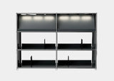 Modular Steel Vinyl Display Cabinet (3x1)