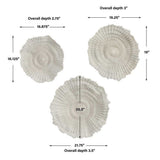 Ocean Gems Wall Decor, S/3