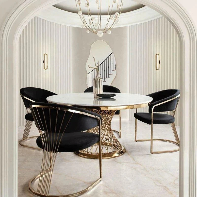 Aster Gold Dining Table