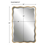 Aneta Mirror, Gold
