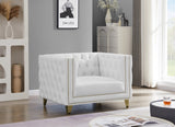 Michelle Vegan Leather Upholstered Chair