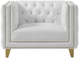 Michelle Vegan Leather Upholstered Chair
