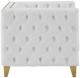 Michelle Vegan Leather Upholstered Chair